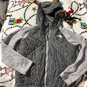 The North Face Charcoal Quilted Jacket